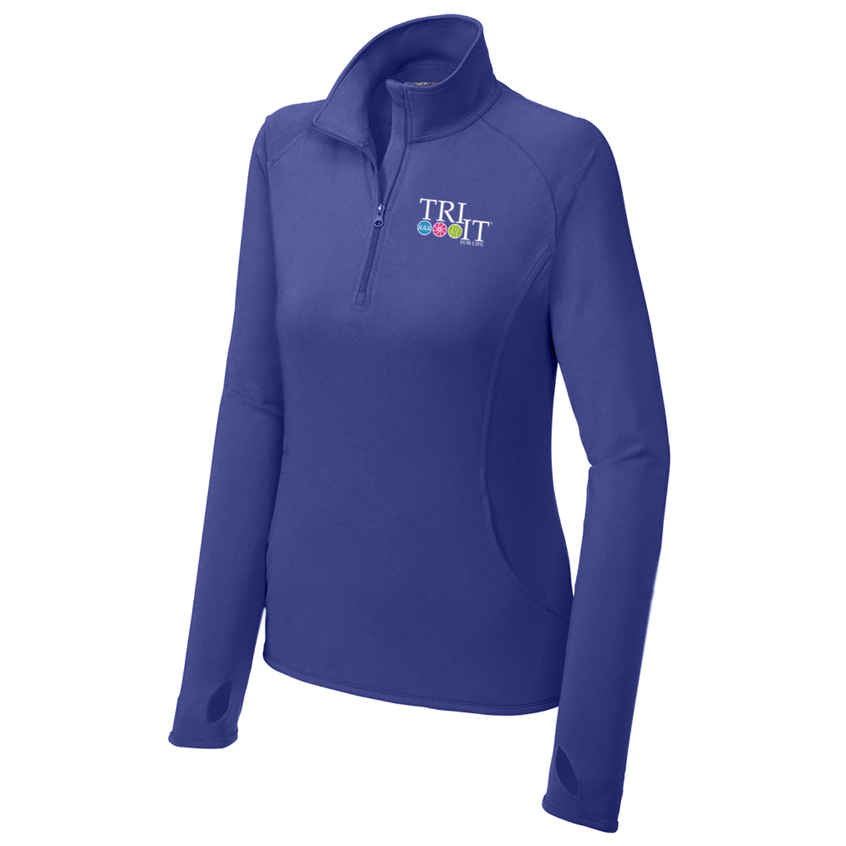 Sport-Tek Women's Sport-Wick Stretch 1/4-Zip Pullover