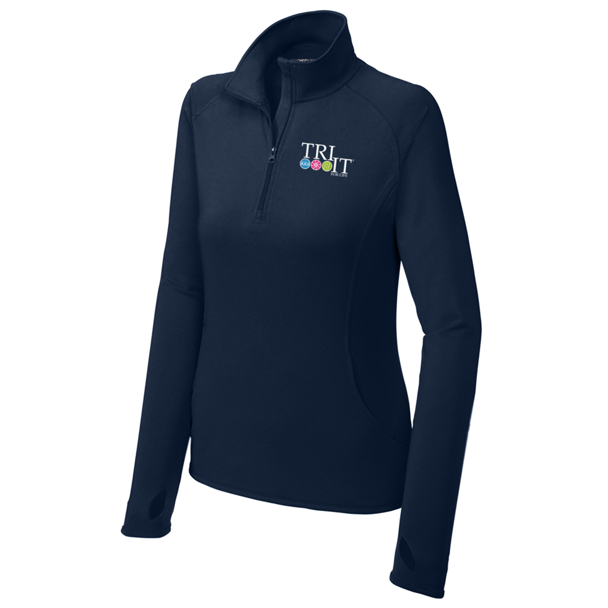 Sport-Tek Women's Sport-Wick Stretch 1/4-Zip Pullover